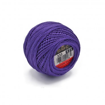 Cotone Perlè DMC n 8 gomitolo 10g Viola 333
