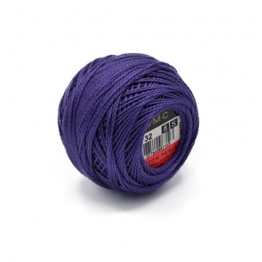 Cotone Perlè DMC n 8 gomitolo 10g Viola 32