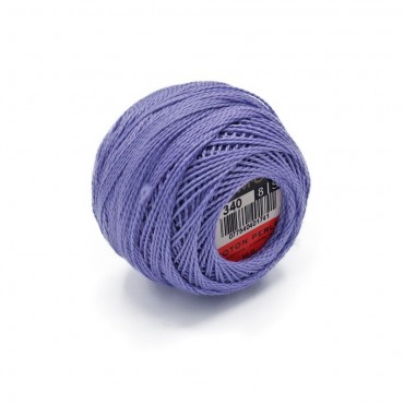 Cotone Perlè DMC n 8 gomitolo 10g Lilla 340