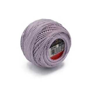 DMC Pearl Cotton No 8 10g ball Lilla 3042