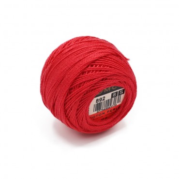 Cotone Perlè DMC n 8 gomitolo 10g Corallo 892