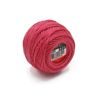 Algodón Perlé DMC n 8 ovillo 10g Rosa Scuro 899