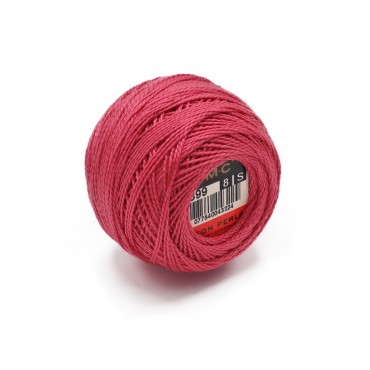 Cotone Perlè DMC n 8 gomitolo 10g Rosa Scuro 899