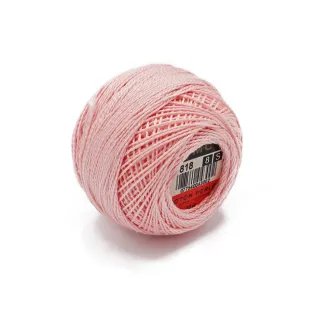 DMC Pearl Cotton No 8 10g ball Rosa Chiaro 818