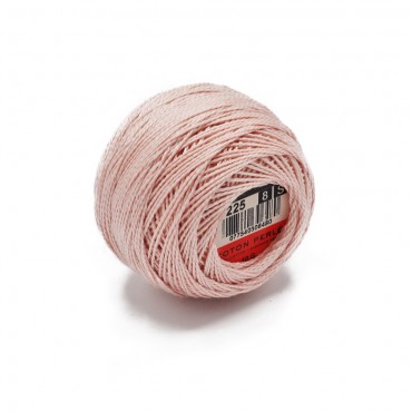 Cotone Perlè DMC n 8 gomitolo 10g Rosa Chiaro 225