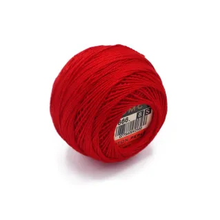 DMC Pearl Cotton No 8 10g ball Fuoco 666