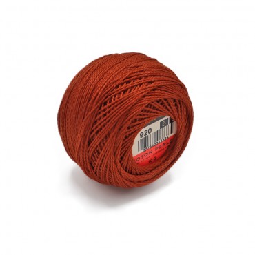Cotone Perlè DMC n 8 gomitolo 10g Bruciato 920