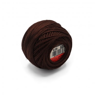 Cotone Perlè DMC n 8 gomitolo 10g Moro 938