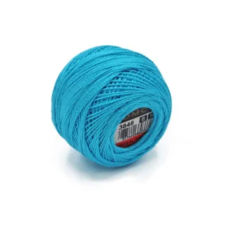 Algodón Perlé DMC n 8 ovillo 10g Turchese 3846