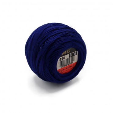 Cotone Perlè DMC n 8 gomitolo 10g Elettrico 820