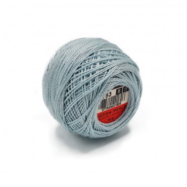 Cotone Perlè DMC n 8 gomitolo 10g Celeste 3753