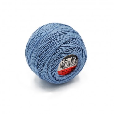 Cotone Perlè DMC n 8 gomitolo 10g Carta Zucchero 794