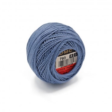 Cotone Perlè DMC n 8 gomitolo 10g Carta zucchero 793