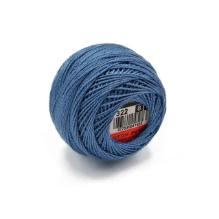 DMC Pearl Cotton No 8 10g ball Jeans 322