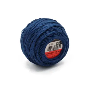 DMC Pearl Cotton No 8 10g ball Blu 311