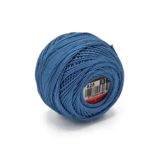 Coton perlé DMC n 8 pelote 10g Blu 825