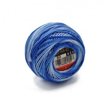 Cotone Perlè DMC n 8 gomitolo 10g Azzurro 93