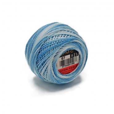 Cotone DMC Sfumato Perlè 8 Celeste 67 10gr