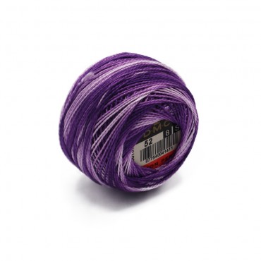 Cotone Perlè DMC n 8 gomitolo 10g Viola 52