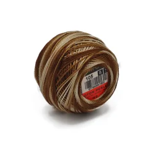 Algodón Perlé DMC n 8 ovillo 10g Marrone 105