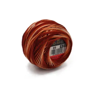 DMC Pearl Cotton No 8 10g ball Bruciato 69