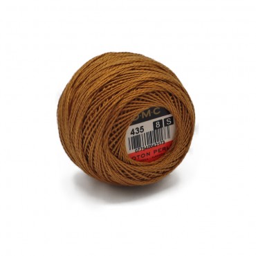 Cotone Perlè DMC n 8 gomitolo 10g Terra 435