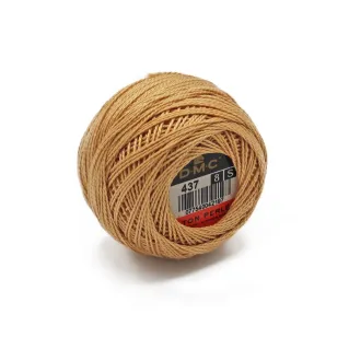 DMC Pearl Cotton No 8 10g ball Beige 437