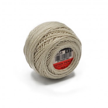 Cotone Perlè DMC n 8 gomitolo 10g Ecru 3033