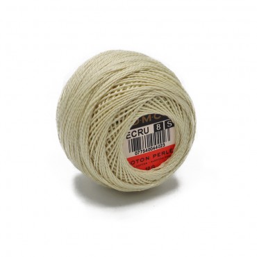 Cotone Perlè DMC n 8 gomitolo 10g Ecrù ECRU