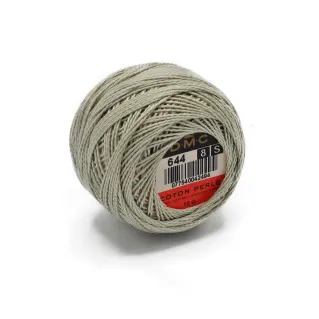 Algodón Perlé DMC n 8 ovillo 10g Grigio Beige 644