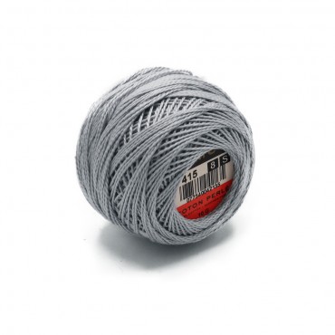 Cotone Perlè DMC n 8 gomitolo 10g Grigio Lilla 415
