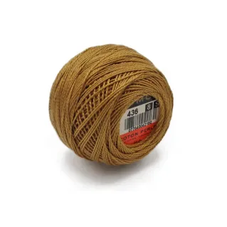 Algodón Perlé DMC n 8 ovillo 10g Beige 436