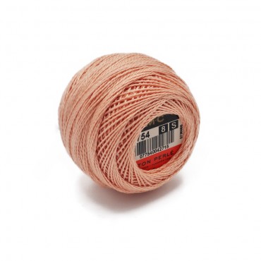 Cotone Perlè DMC n 8 gomitolo 10g Cipria 754