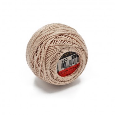 Cotone Perlè DMC n 8 gomitolo 10g Cipria 950