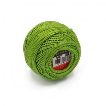 Cotone Perlè DMC n 8 gomitolo 10g Mela 907