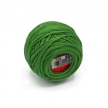 Cotone Perlè DMC n 8 gomitolo 10g Mela 702