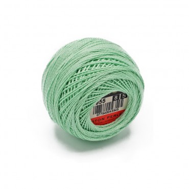 Cotone Perlè DMC n 8 gomitolo 10g Verdino 955
