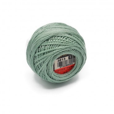 Cotone Perlè DMC n 8 gomitolo 10g Verde Acqua 3813