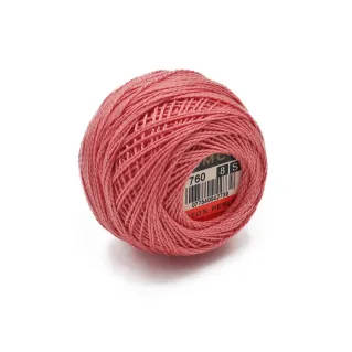 Coton perlé DMC n 8 pelote 10g Rosa 760
