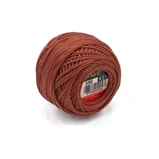 Algodón Perlé DMC n 8 ovillo 10g Rosa Antico 356