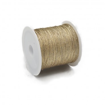 Filato per Bijoux Lumina 9 per Uncinetto Beige 77