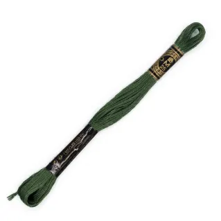 Mouliné Spécial DMC 6 Brins Coton pour broderie Verde militare 3362