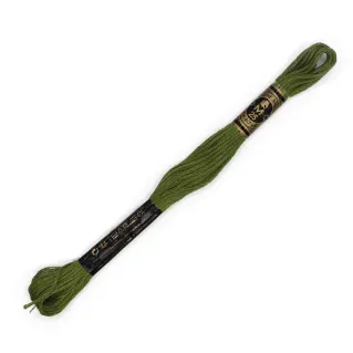 Moulinè special DMC 6 Cabos Algodón para bordado Verde oliva 580