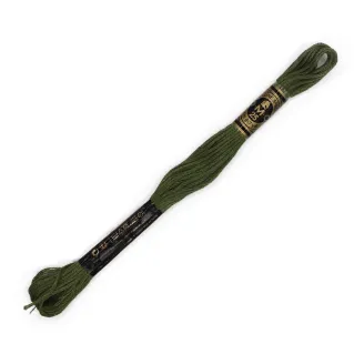 Moulinè special DMC 6 Cabos Algodón para bordado Verde oliva 3051