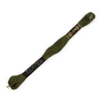 Moulinè special DMC 6 Cabos Algodón para bordado Verde oliva 3011