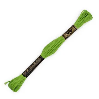 Mouliné Spécial DMC 6 Brins Coton pour broderie Verde lime 907