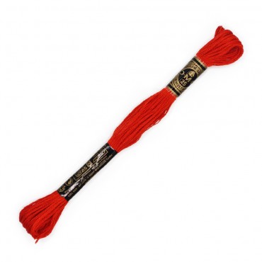 Moulinè special DMC 6 Capi Cotone per ricamo Arancio 900