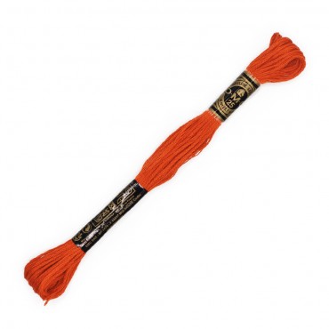 Moulinè special DMC 6 Capi Cotone per ricamo Arancio 3853