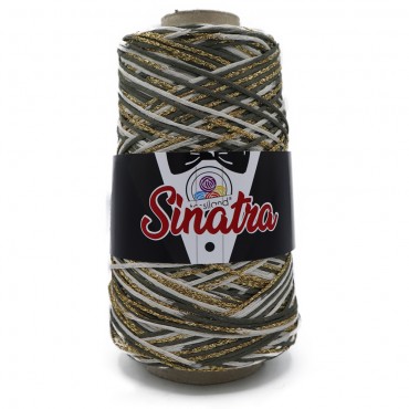 Sinatra fettuccia misto viscosa lurex sfumato rocca 200g Militare