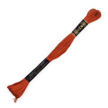 Moulinè special DMC 6 Capi Cotone per ricamo Mattone 921